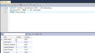 SQL Tutorial - 35: DIV() & MOD() Functions