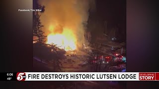 Fire destroys historic Lutsen Lodge