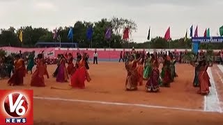 Medchal Students Perform Dance For V6 Bonalu Song | Telangana Formation Day | V6 News