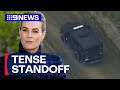 Man arrested after allegedly shooting at police | 9 News Australia