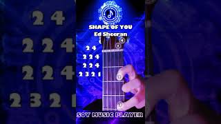 Cómo tocar Shape Of You - Ed Sheeran en guitarra tutorial fácil
