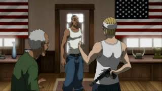 The BoonDocks Gin Rummy talks murdering Roberts son !!! hes wild af
