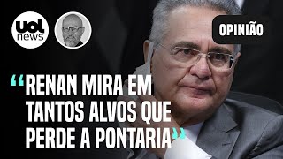 'Rugidos de Renan Calheiros em relatório da CPI favorecem miados de Bolsonaro' | Josias de Souza