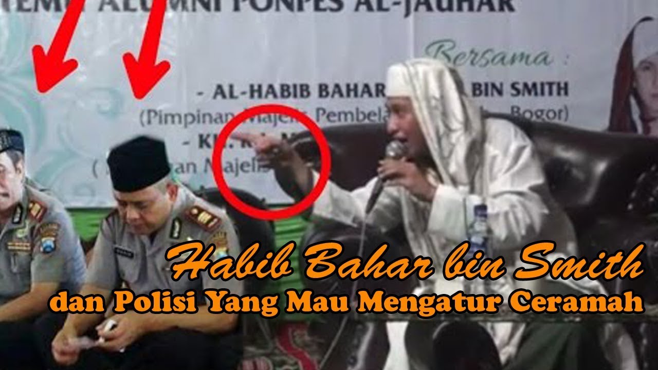 Ceramah Habib Bahar Bin Smith Mau Di Atur Polisi - YouTube