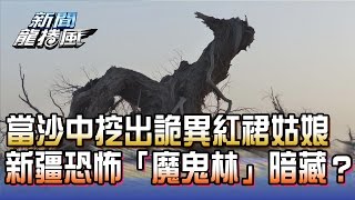 【完整版】2017.05.04當沙中挖出詭異紅裙姑娘　新疆恐怖「魔鬼林」暗藏？《新聞龍捲風》