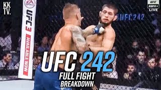 UFC 242: (Khabib Nurmagomedov vs Dustin Poirier) | Instant Full Fight Breakdown Highlights of Fight