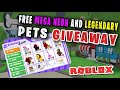 🔴 ADOPT ME! FREE MEGA NEON & LEGENDARY PETS (ROBLOX LIVE)