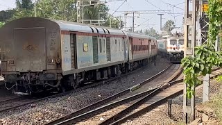 Epic Encounter: 11448 Shaktipunj Express and 12042 Shatabdi Express Spectacular Meet!