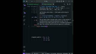 Rotate Matrix with Python