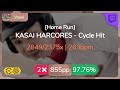 [Live] Vaxei | KASAI HARCORES - Cycle Hit [Home Run] +HDDT 97.76% {855pp 1❌} - osu!