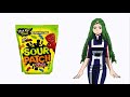 My hero academia characters and their favorite candy