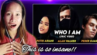 Putri Ariani and Alan Walker ft. Peder Elias - Who i am? (Lyrics Video) | Reaction