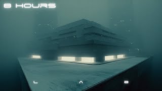 LAB [8 HOURS] - Calming 2049 Cyberpunk Ambience - Blade Runner Ambient Music for Focus & Sleep | 4K