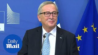 Jean-Claude Juncker warns of a disorderly Brexit deal