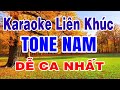 Karaoke Liên Khúc Rumba Tone Nam - Dễ Ca Nhất 2024