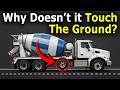 Why Do Some Truck Tires Not Touch the Road?