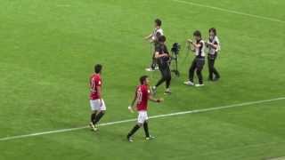 浦和レッズ　2013ナビスコ準決勝第2戦vs川崎　　阿部勇樹　興梠慎三