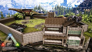 【ARK】見晴らし最高な拠点  (Speed Builds) #桜餅ARK建築