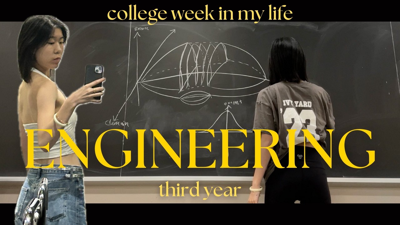 College Week In My Life Engineering Student Youtube