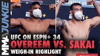 UFC on ESPN+ 34 weigh-in highlight: No misses
