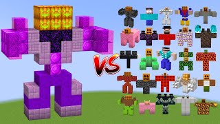 THE CORRUPTED KNIGHT vs All Minecraft Bosses - Minecraft Mob Battle