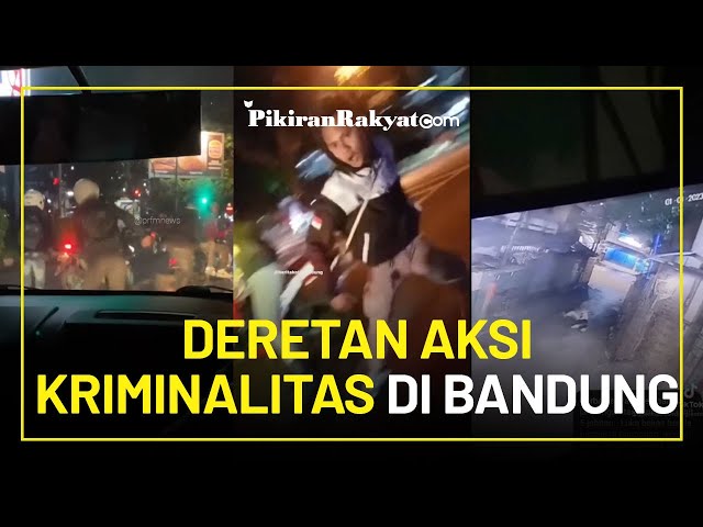 HATI-HATI! Ini Daftar Kejahatan Jalanan Di Bandung Yang Viral Sebulan ...