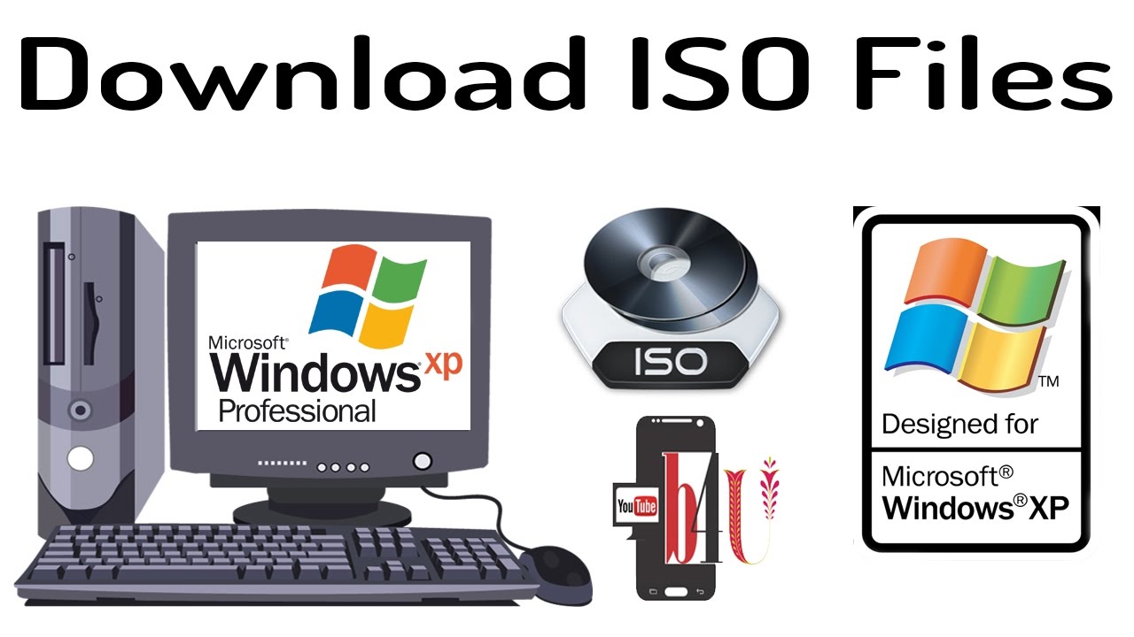 How To Download Windows XP Professional 64 Bit Free ISO Files - YouTube