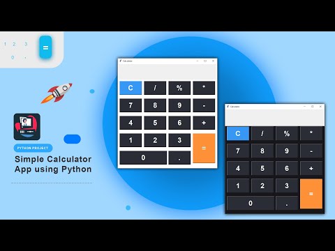 How to Create a Simple Calculator Using Python GUI Tkinter Project