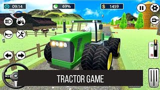 Real Tractor Driving Simulator 2023 - Grand Farming Transport Walkthrough - Android GamePlay