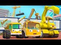 Construction Trucks on the Site | Learn Colors | Nursery Rhymes & Kids Songs | BabyBus - Cars World