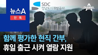 [단독]함께 평가한 현직 간부, 직원들 휴일 출근 시켜 열람 지원 | 뉴스A