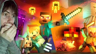 NETHER WAR - Alex and Steve Life (Minecraft Animation) - Reaction