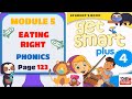 CEFR Get Smart Plus 4 | Year 4 Module 5 : Eating Right | Phonics | MM Publications | Page 123