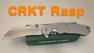 CRKT Rasp 2081 framelock flipper Knife Darrin Sirois design Forged by War