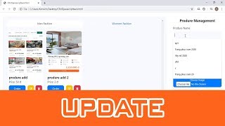 Javascript CRUD Tutorial (Create, Read, Update, Delete) - Update