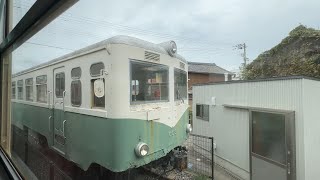 紀州鉄道　紀伊御坊～学問　車窓風景　Kishū Railway, Kii-Gobō Station to Gakumon Station　(2024.9)