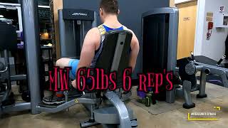 maxout training month 6 hip flexors machine weight