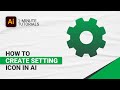 How To Create Cog / Settings Icon in Adobe Illustrator