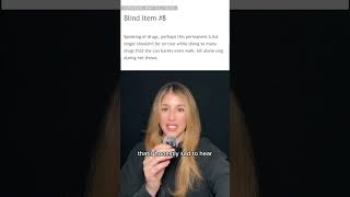 Daily Blind Items : May 12