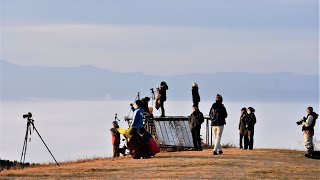 高ツムジ山 秋の紅葉と雲海 2021年11月 4K