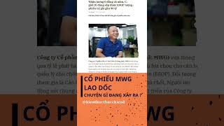 Cổ phiếu MWG lao dốc, chuyện gì đang xảy ra? #chungkhoan #thegioididong #tintuc #mwg #dienmayxanh