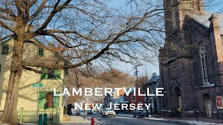 📍Lambertville, New Jersey Walking Tour (ASMR)