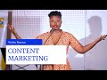 An Introduction to Content Marketing Strategy  - Vickie Remoe at Women in PR Ghana Summit 2021