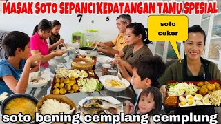 MASAK SOTO SEPANCI DAN STEAM IKAN KEDATANGAN TEMAN DI SAAT TKW! ENAK &GAMPANG KESUKAAN KELUARGA