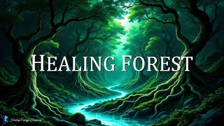 Healing Forest Ambience | 432Hz + 639Hz + 852Hz Miracle Tone Healing | Emotional Healing Meditati...