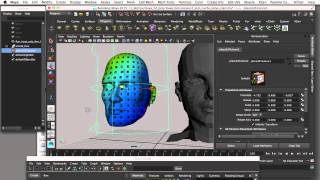 How To Create a 2D Projection Texture Map in Maya