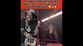 Real Boston Richey Had To Make Sure The Kids Ain’t Run Off With His Money That Fell