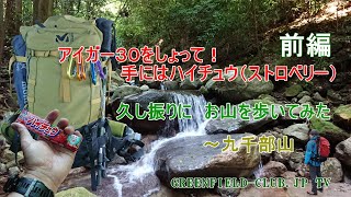 久し振りに山を歩く　九千部山　前編　荒れた登山道