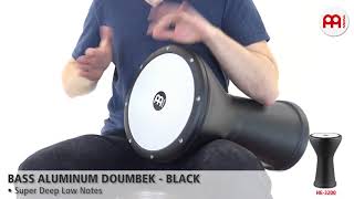 MEINL Percussion - MEINL Percussion - Bass Aluminum Doumbek, Black - HE-3200