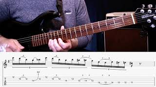 Massive (feat. Joe Satriani) by Cory Wong - How to play - Guitar lesson with tabs